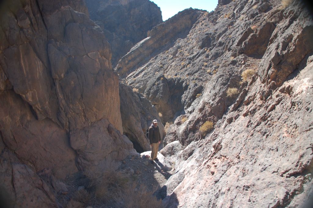 Getting a picture in the midst of the gorge:
